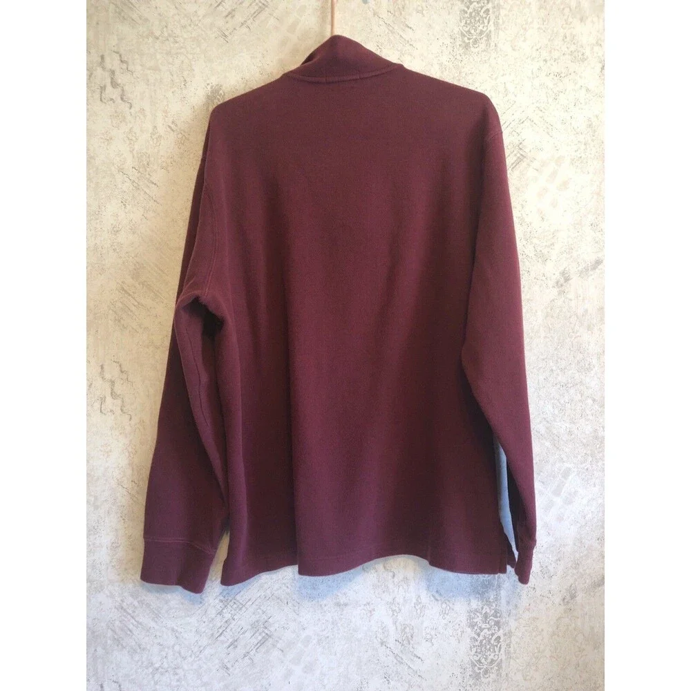 Polo Ralph Lauren Estate Rib Sweater Men XL  Cotton 1/4 Zip Pullover Pony